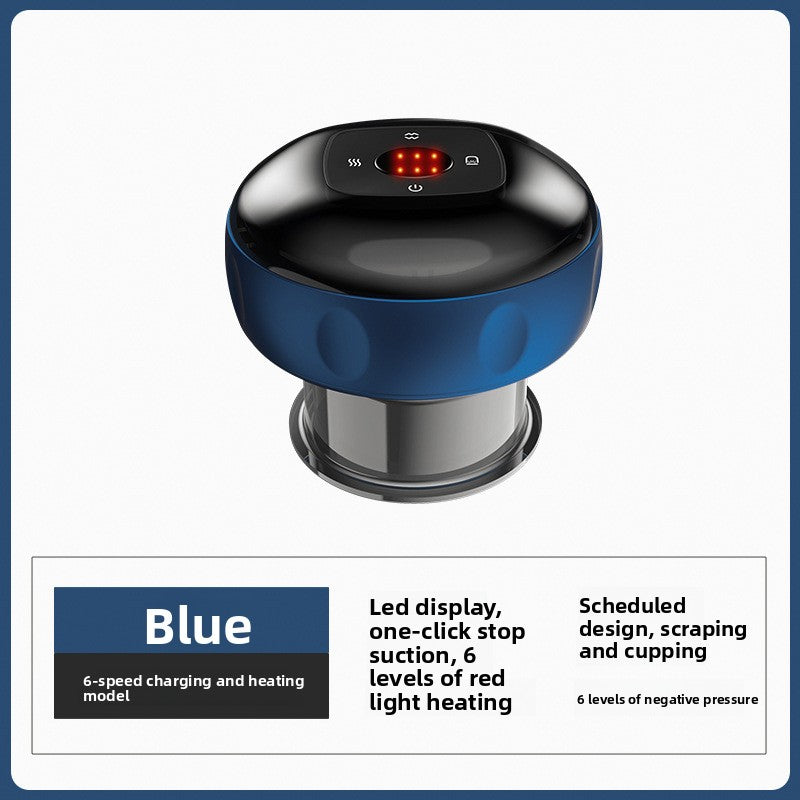 Electric Cupping Massager with Adjustable Pressure and Essential Oil