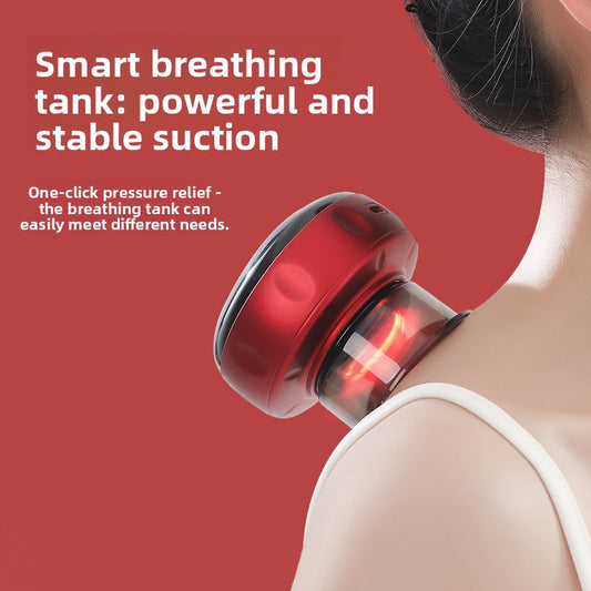 Electric Cupping Massager with Adjustable Pressure and Essential Oil