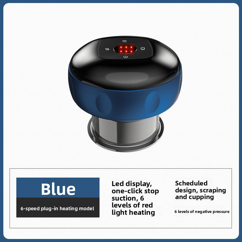 Electric Cupping Massager with Adjustable Pressure and Essential Oil