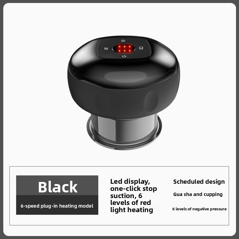 Electric Cupping Massager with Adjustable Pressure and Essential Oil
