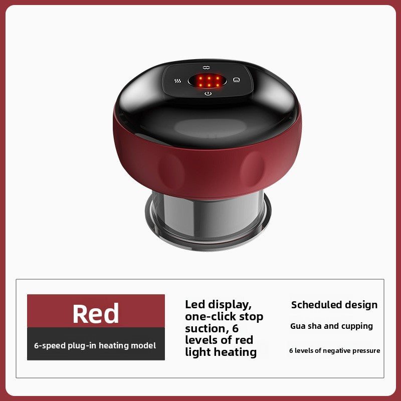 Electric Cupping Massager with Adjustable Pressure and Essential Oil